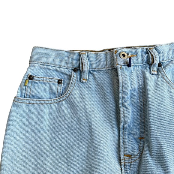 Vintage ESprit Women’s 5 Pocket Light Wash High Waisted Denim Skirt - Picture 2 of 6